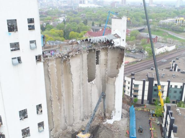 Bunge Grain Elevator Demolition 1